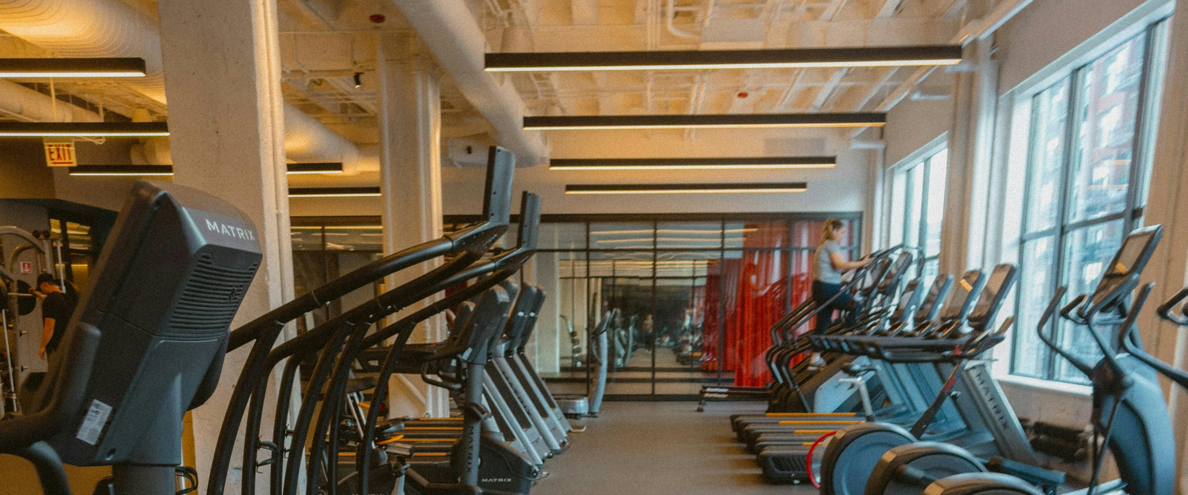 A Moventra Active edzőtermének panorámaképe